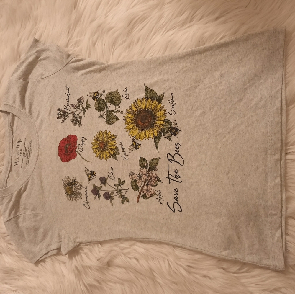 Flower tee shirt